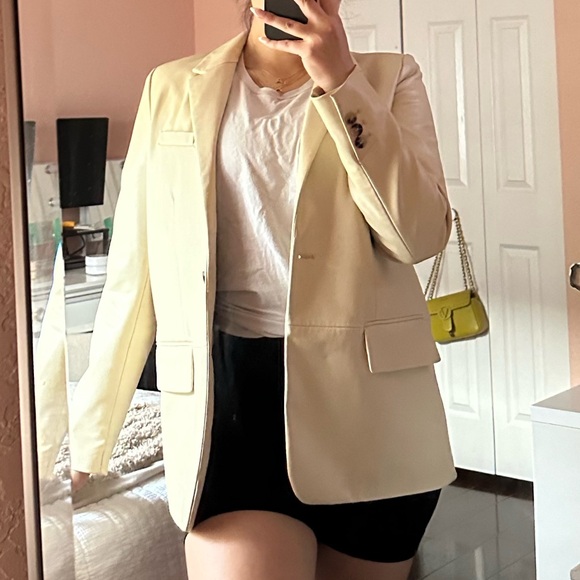 Zara PU Leather Blazer - Picture 4 of 8